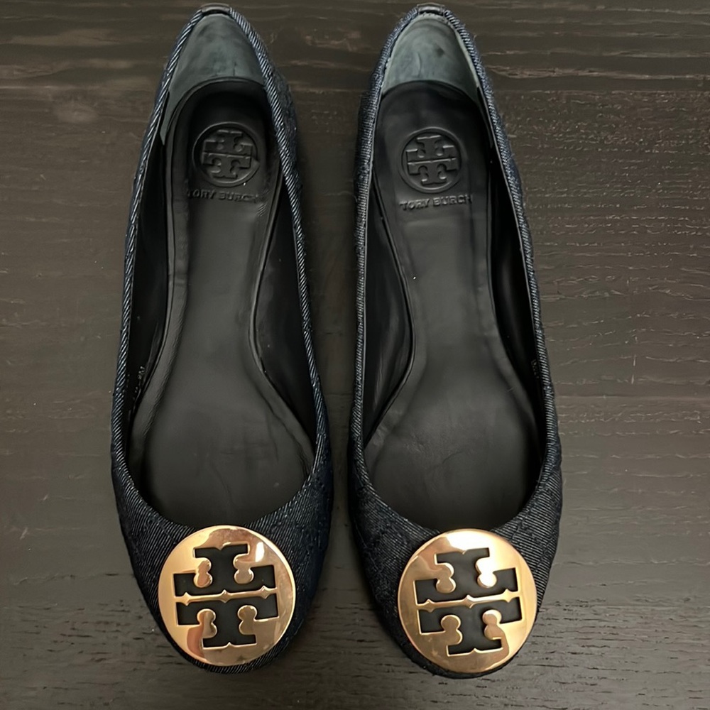QUINN BALLET FLAT-QUILTED
DENIM/EG LEATHER/METAL
